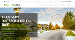 Desktop Screenshot of cuttingedgelandscape.com