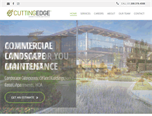Tablet Screenshot of cuttingedgelandscape.com